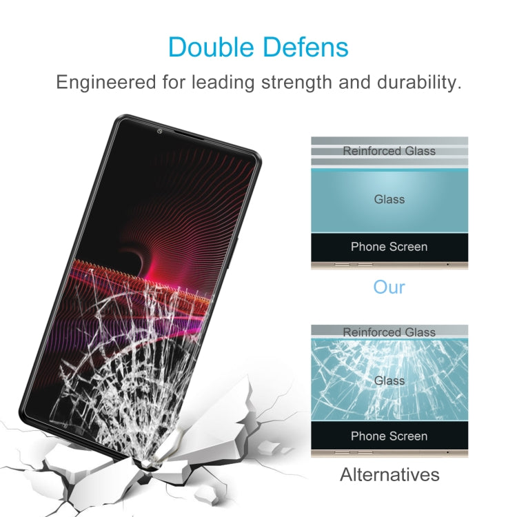 10 PCS 0.26mm 9H 2.5D Tempered Glass Film For Sony Xperia 1 IV