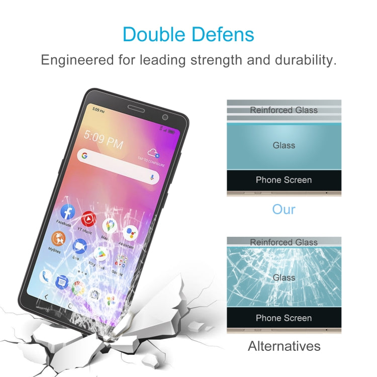 10 PCS 0.26mm 9H 2.5D Tempered Glass Film For TCL A3