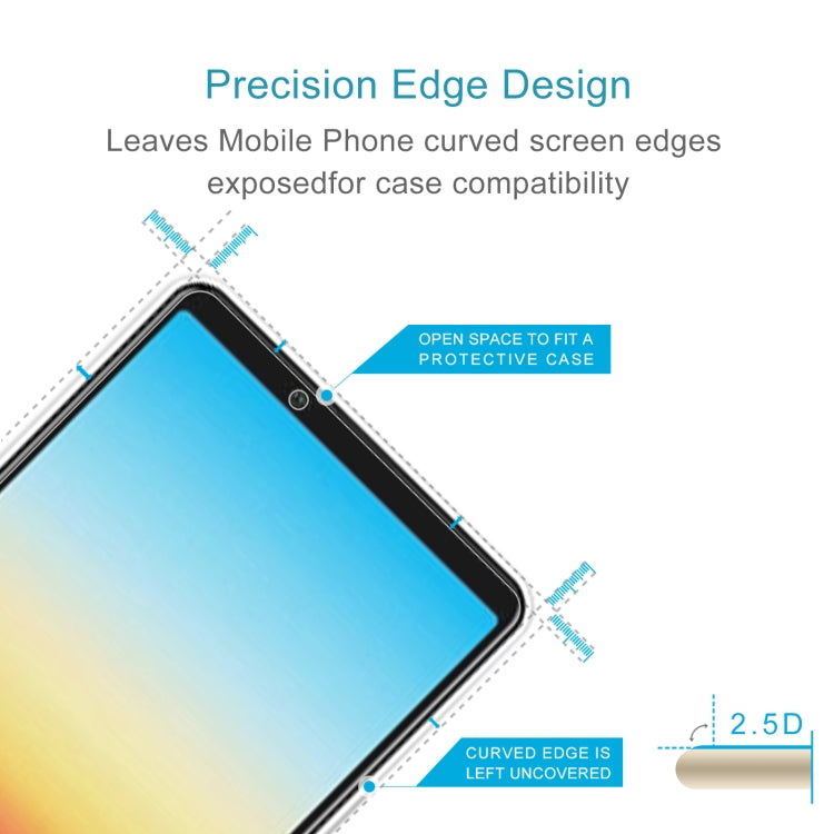 50 PCS 0.26mm 9H 2.5D Tempered Glass Film For Sony Xperia 10 IV