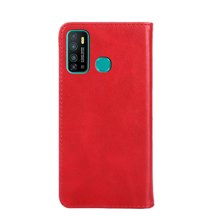 For Infinix Hot 9 / Note 7 Lite Non-Magnetic Retro Texture Leather Phone Case