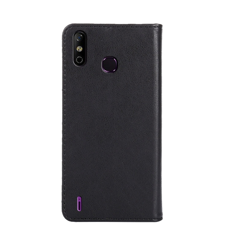 For Infinix Smart 4 Non-Magnetic Retro Texture Leather Phone Case