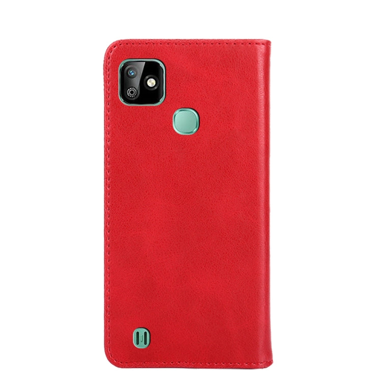For Infinix Smart HD 2021 Non-Magnetic Retro Texture Leather Phone Case