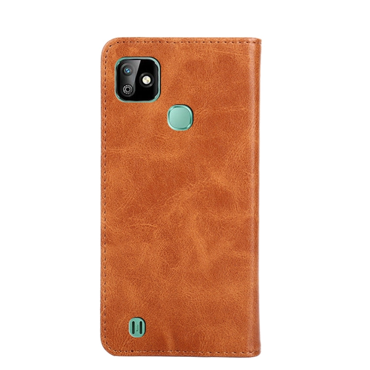 For Infinix Smart HD 2021 Non-Magnetic Retro Texture Leather Phone Case