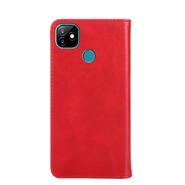 For Itel Vision 1 Non-Magnetic Retro Texture Leather Phone Case