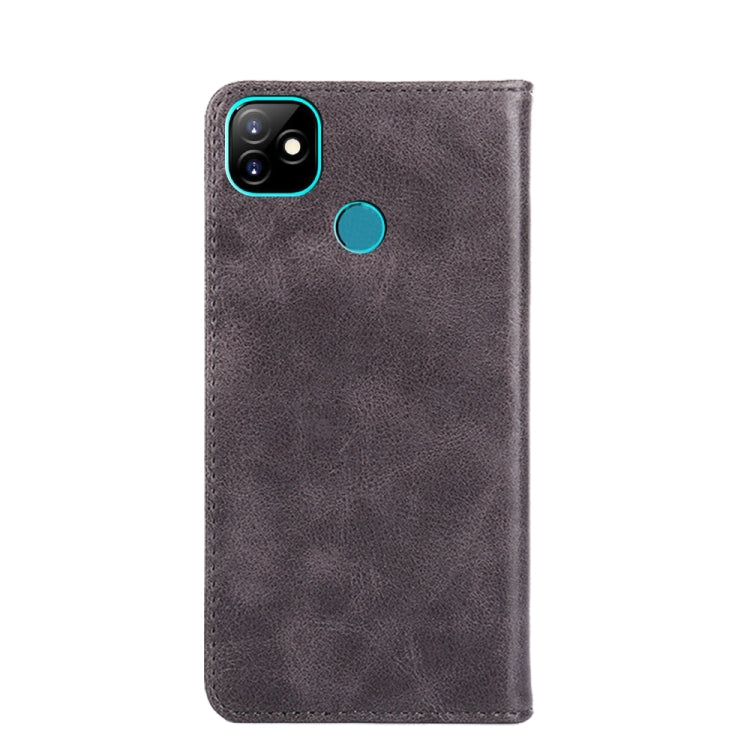 For Itel Vision 1 Non-Magnetic Retro Texture Leather Phone Case