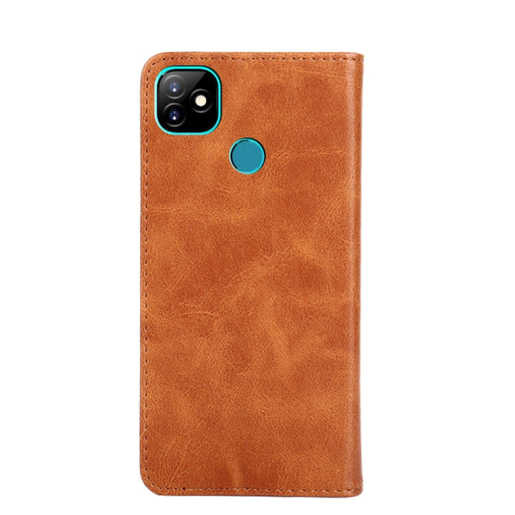 For Itel Vision 1 Non-Magnetic Retro Texture Leather Phone Case