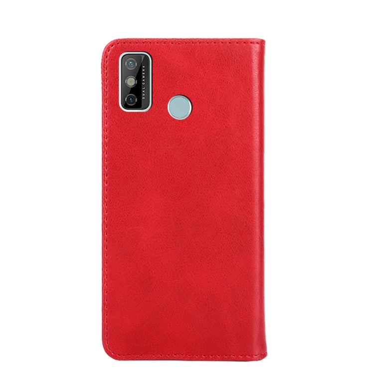 For Tecno Spark 6 Go Non-Magnetic Retro Texture Leather Phone Case