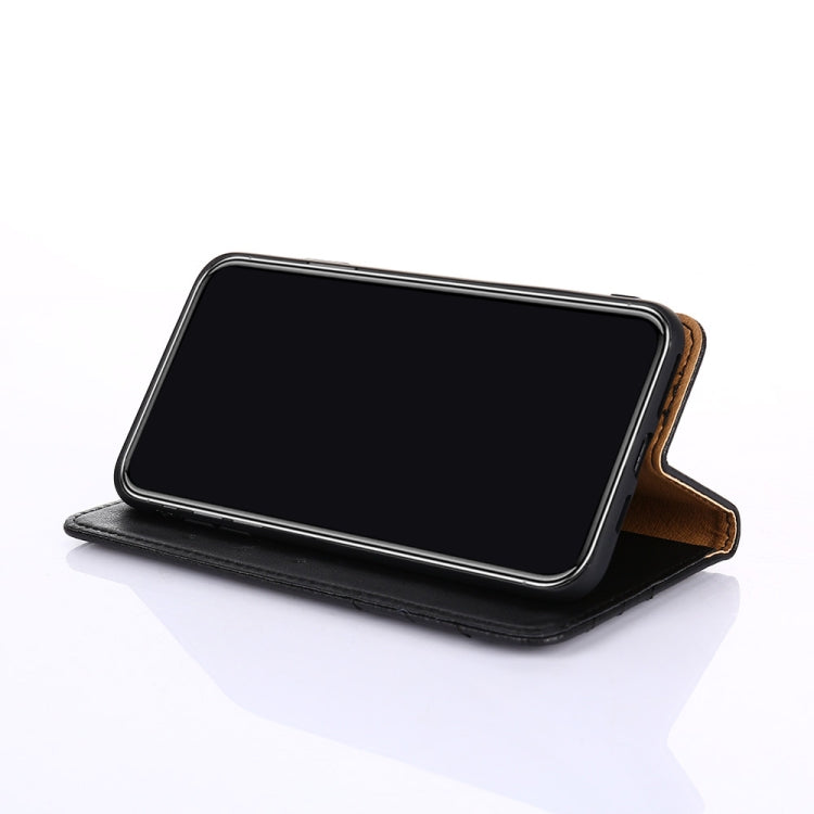 For Tecno Spark 7 Non-Magnetic Retro Texture Leather Phone Case