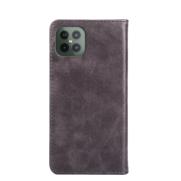 For Cubot C30 Non-Magnetic Retro Texture Leather Phone Case