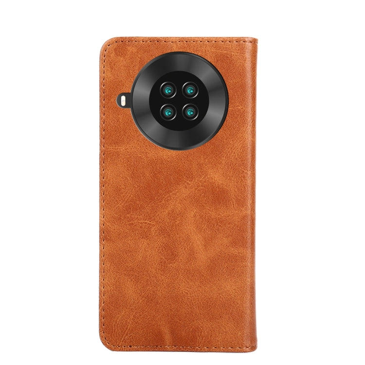For Cubot Note 20 Non-Magnetic Retro Texture Leather Phone Case