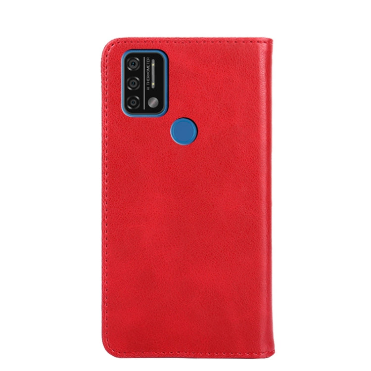 For UMIDIGI A9 Non-Magnetic Retro Texture Leather Phone Case
