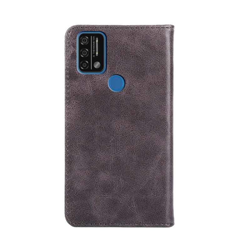 For UMIDIGI A9 Non-Magnetic Retro Texture Leather Phone Case