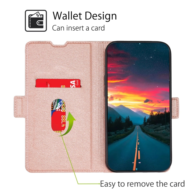 For iPhone SE 2022 / SE 2020 / 8 / 7 Ultra-thin Voltage Side Buckle Leather Phone Case