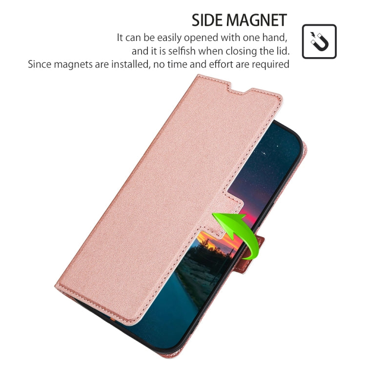 For iPhone SE 2022 / SE 2020 / 8 / 7 Ultra-thin Voltage Side Buckle Leather Phone Case