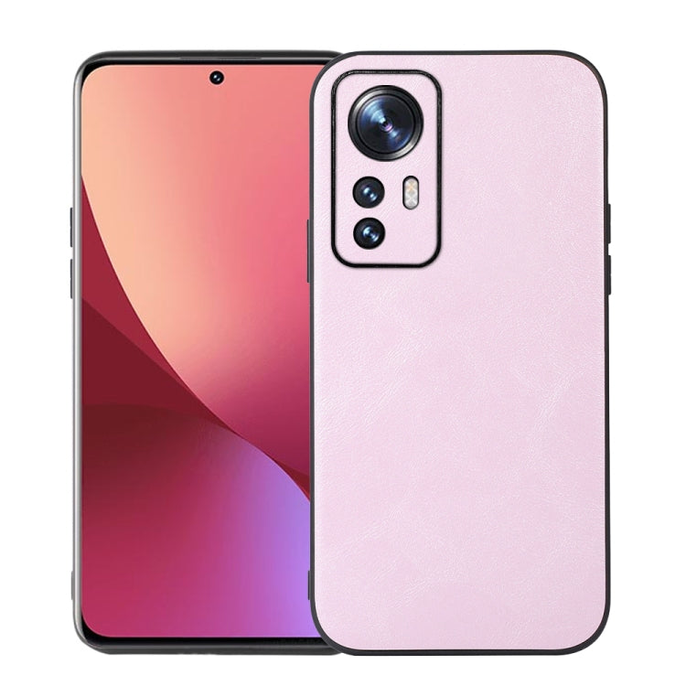 For Xiaomi 12 Pro Cowhide Texture PU Phone Case