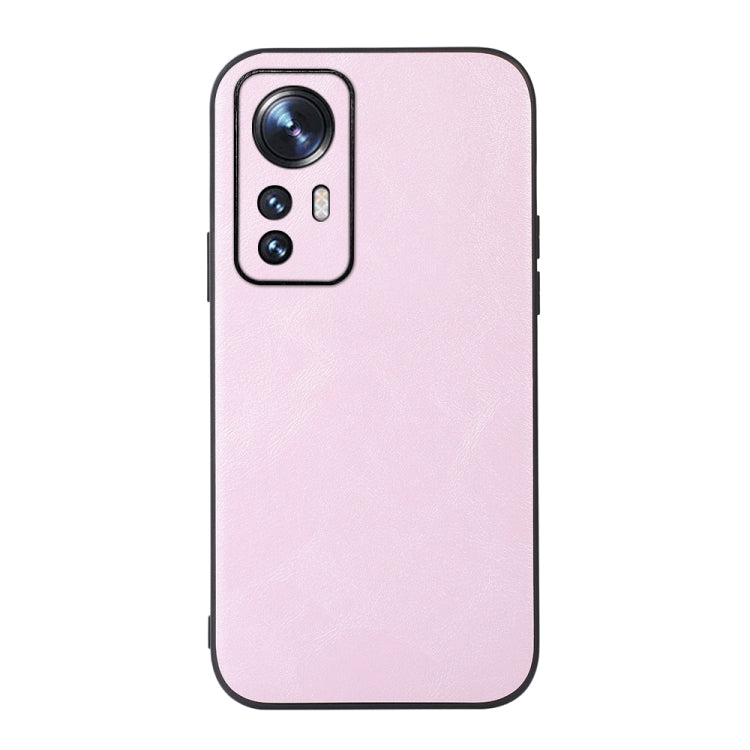 For Xiaomi 12 Pro Cowhide Texture PU Phone Case