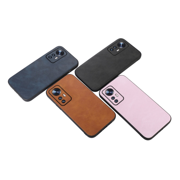 For Xiaomi 12 / 12X Cowhide Texture PU Phone Case