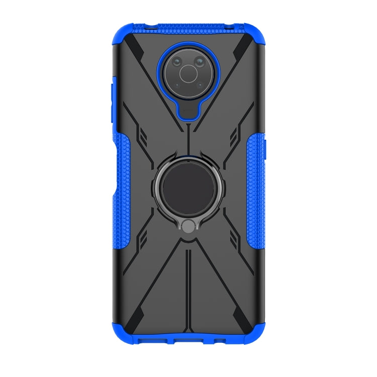 For Nokia G10 / G20 Armor Bear Shockproof PC + TPU Phone Protective Case with Ring Holder