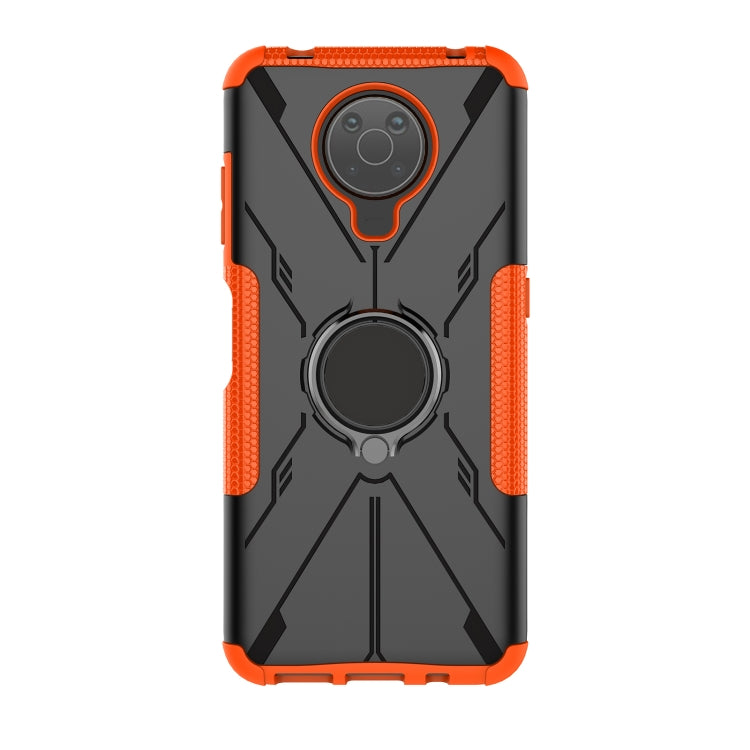 For Nokia G10 / G20 Armor Bear Shockproof PC + TPU Phone Protective Case with Ring Holder