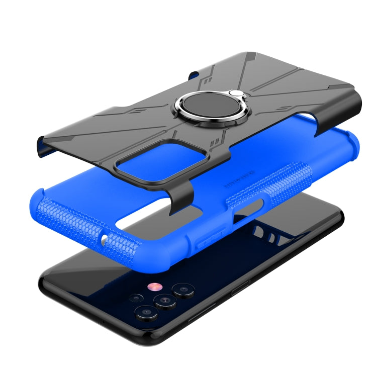 For Samsung Galaxy  A13 4G Armor Bear Shockproof PC + TPU Phone Protective Case with Ring Holder