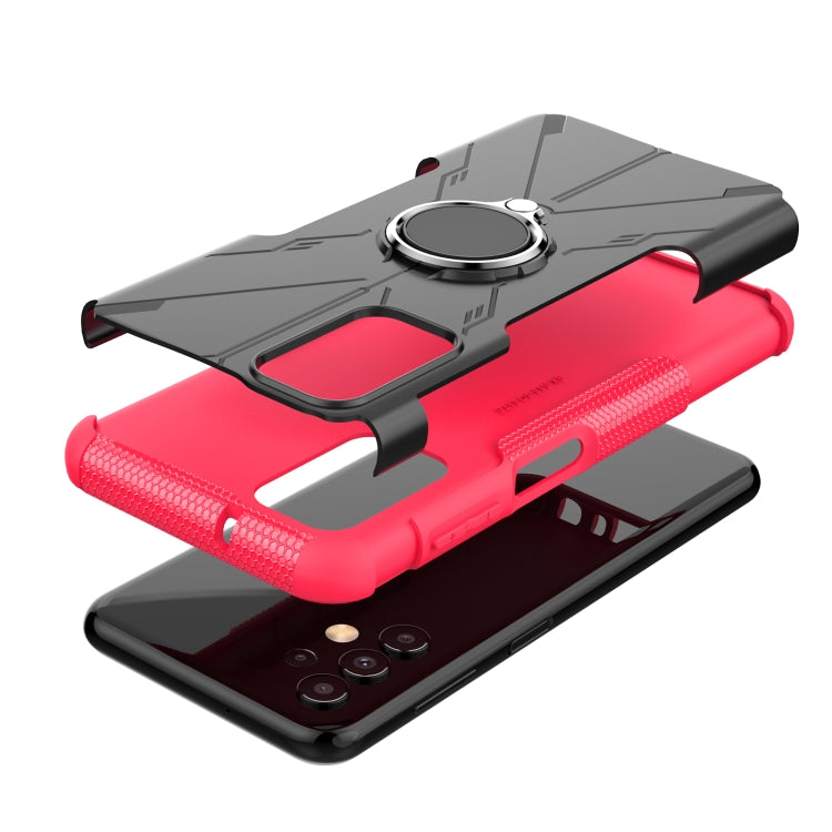 For Samsung Galaxy  A13 4G Armor Bear Shockproof PC + TPU Phone Protective Case with Ring Holder