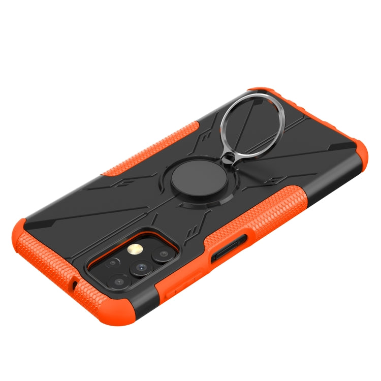 For Samsung Galaxy  A13 4G Armor Bear Shockproof PC + TPU Phone Protective Case with Ring Holder