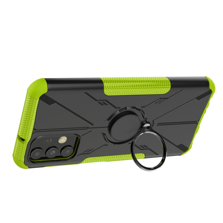 For Samsung Galaxy  A13 4G Armor Bear Shockproof PC + TPU Phone Protective Case with Ring Holder