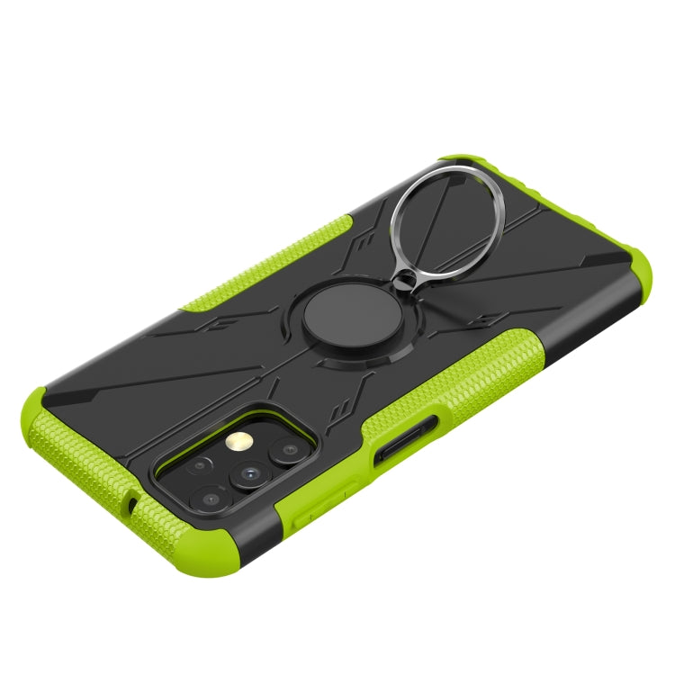 For Samsung Galaxy  A13 4G Armor Bear Shockproof PC + TPU Phone Protective Case with Ring Holder