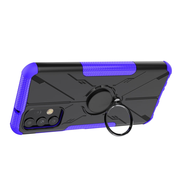 For Samsung Galaxy  A13 4G Armor Bear Shockproof PC + TPU Phone Protective Case with Ring Holder
