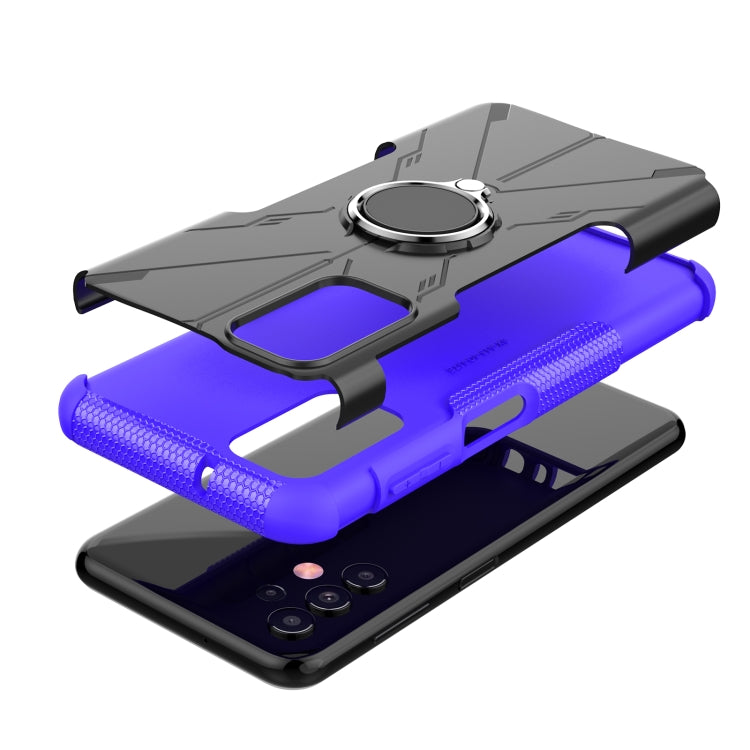 For Samsung Galaxy  A13 4G Armor Bear Shockproof PC + TPU Phone Protective Case with Ring Holder