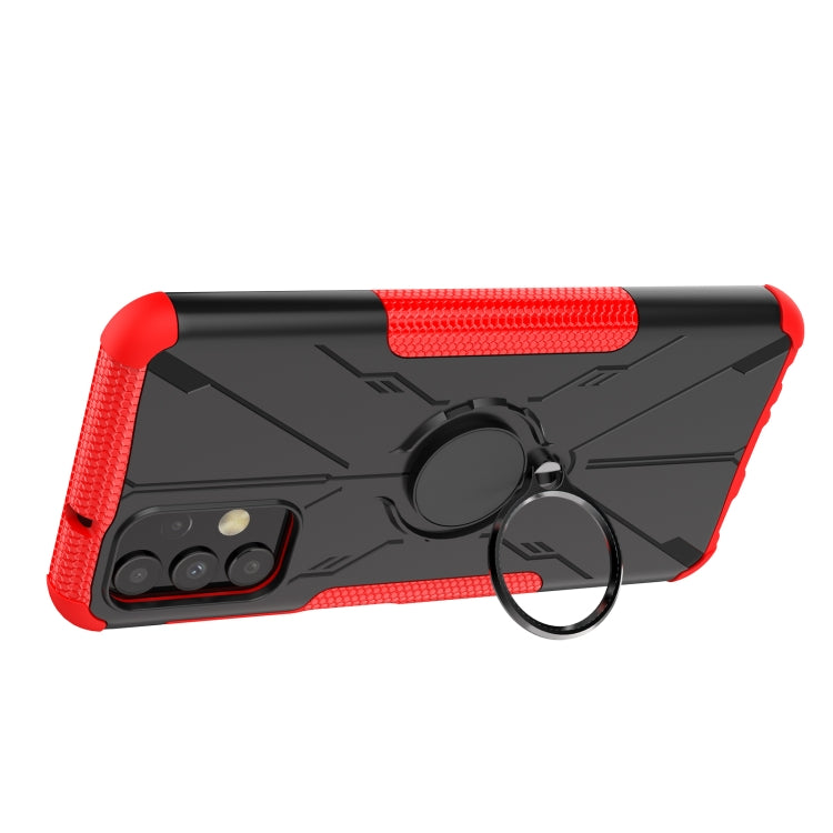 For Samsung Galaxy  A13 4G Armor Bear Shockproof PC + TPU Phone Protective Case with Ring Holder