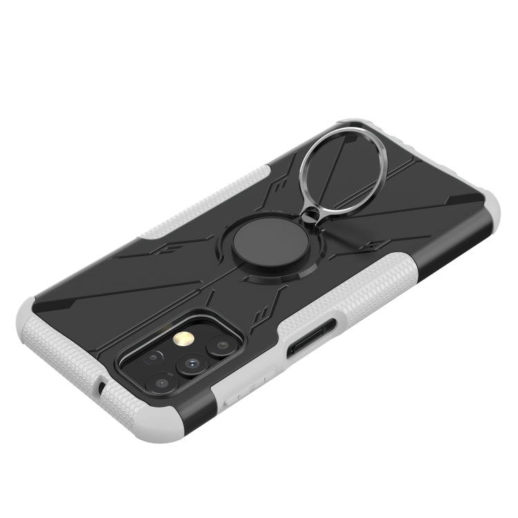 For Samsung Galaxy  A13 4G Armor Bear Shockproof PC + TPU Phone Protective Case with Ring Holder