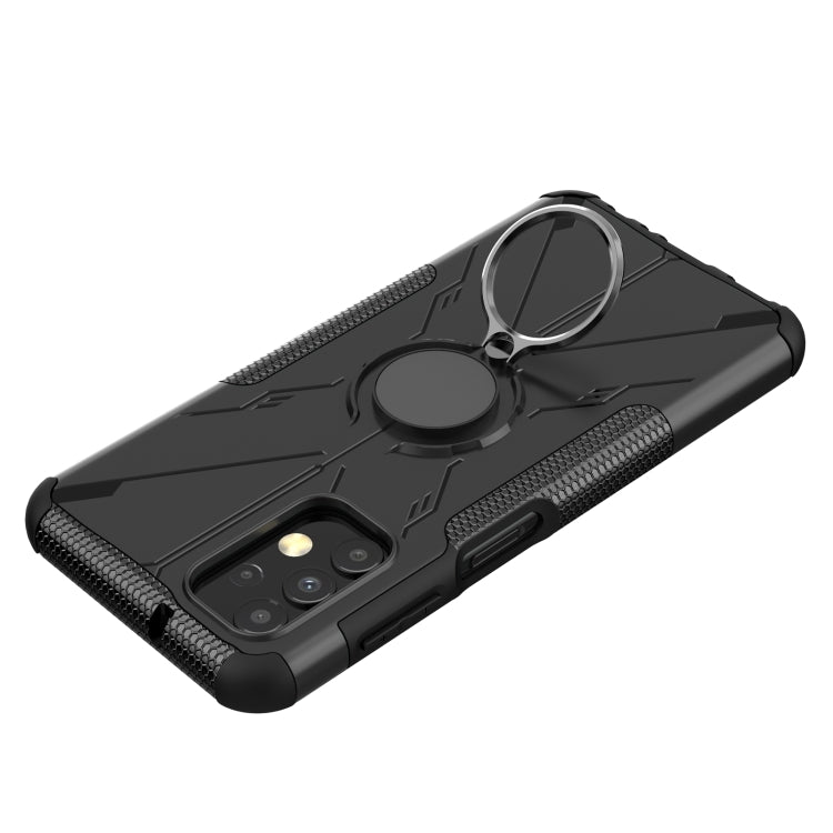 For Samsung Galaxy  A13 4G Armor Bear Shockproof PC + TPU Phone Protective Case with Ring Holder