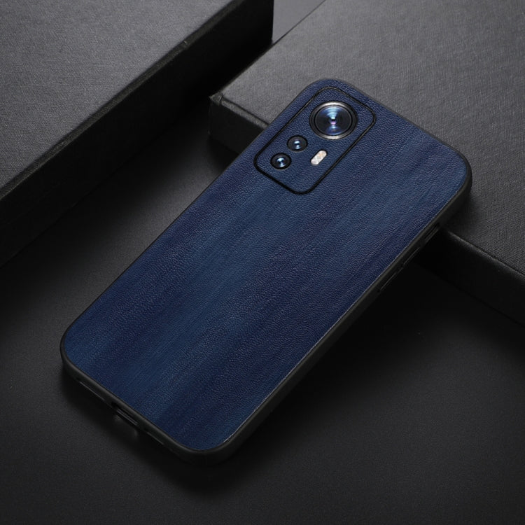 For Xiaomi 12 Pro Yellow Cow Texture PU Phone Case