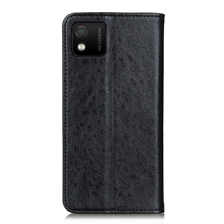 For Wiko Y52 Magnetic Crazy Horse Texture Flip Leather Phone Case