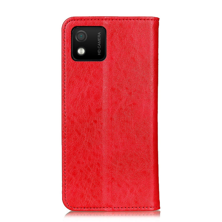 For Wiko Y52 Magnetic Crazy Horse Texture Flip Leather Phone Case