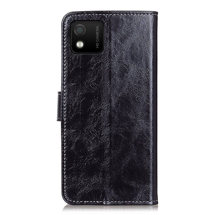 For Wiko Y52 Retro Crazy Horse Texture Horizontal Flip Leather Phone Case
