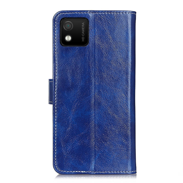 For Wiko Y52 Retro Crazy Horse Texture Horizontal Flip Leather Phone Case
