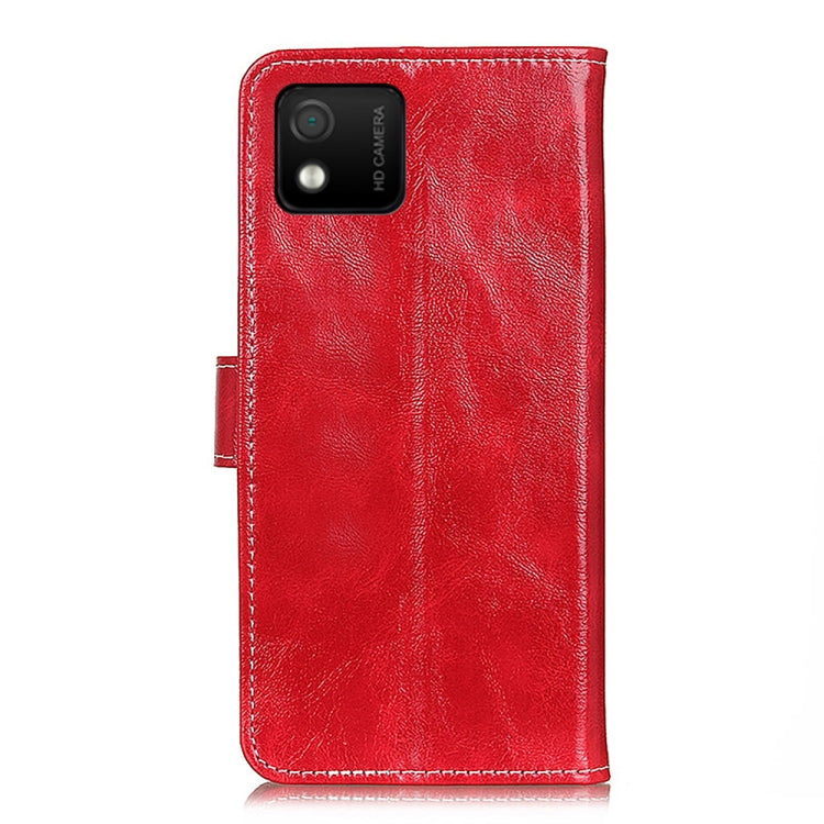 For Wiko Y52 Retro Crazy Horse Texture Horizontal Flip Leather Phone Case