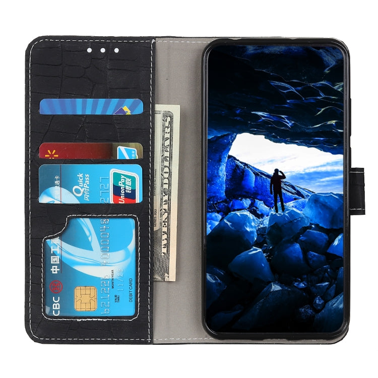 For Wiko Y52 Crocodile Texture Leather Phone Case