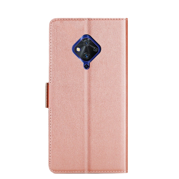 For vivo S5 Ultra-thin Voltage Side Buckle PU + TPU Leather Phone Case