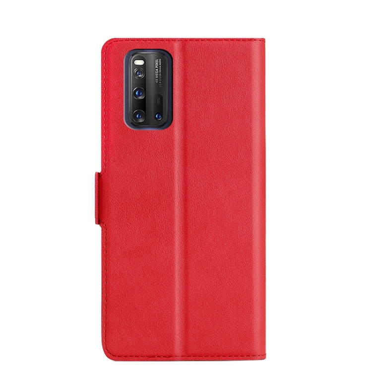 For vivo iQOO 3 Ultra-thin Voltage Side Buckle PU + TPU Leather Phone Case