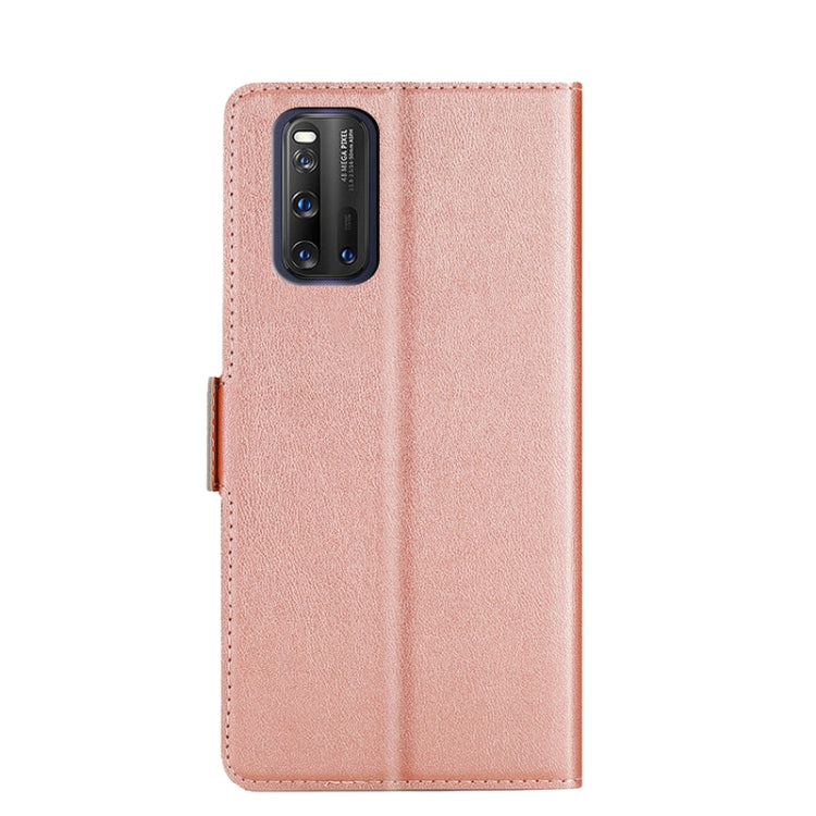For vivo iQOO 3 Ultra-thin Voltage Side Buckle PU + TPU Leather Phone Case