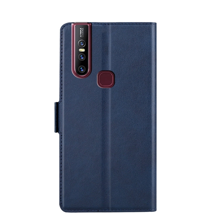 For vivo V15 Ultra-thin Voltage Side Buckle PU + TPU Leather Phone Case