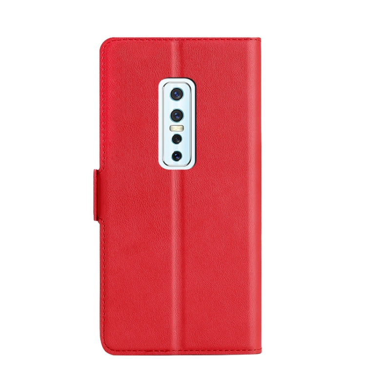 For vivo V17 Pro Ultra-thin Voltage Side Buckle PU + TPU Leather Phone Case