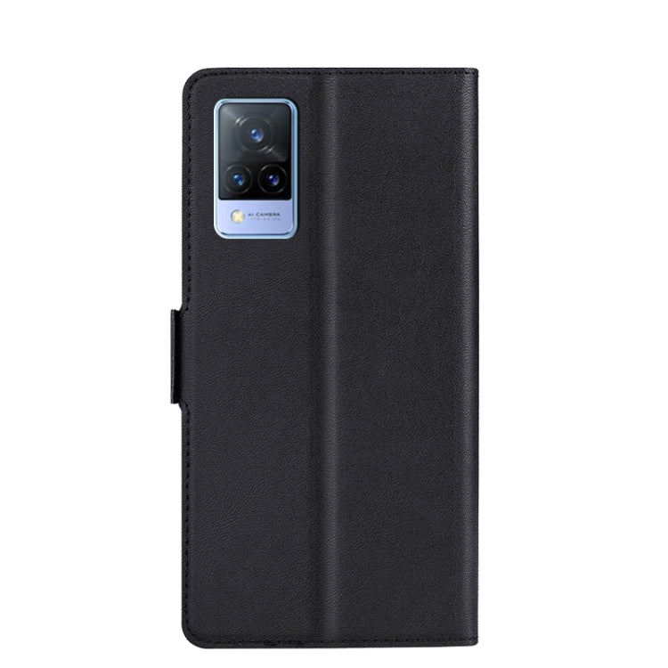 For vivo V21 5G / 4G Ultra-thin Voltage Side Buckle PU + TPU Leather Phone Case