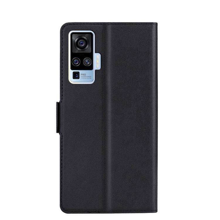 For vivo X50 Pro / X51 5G Ultra-thin Voltage Side Buckle PU + TPU Leather Phone Case