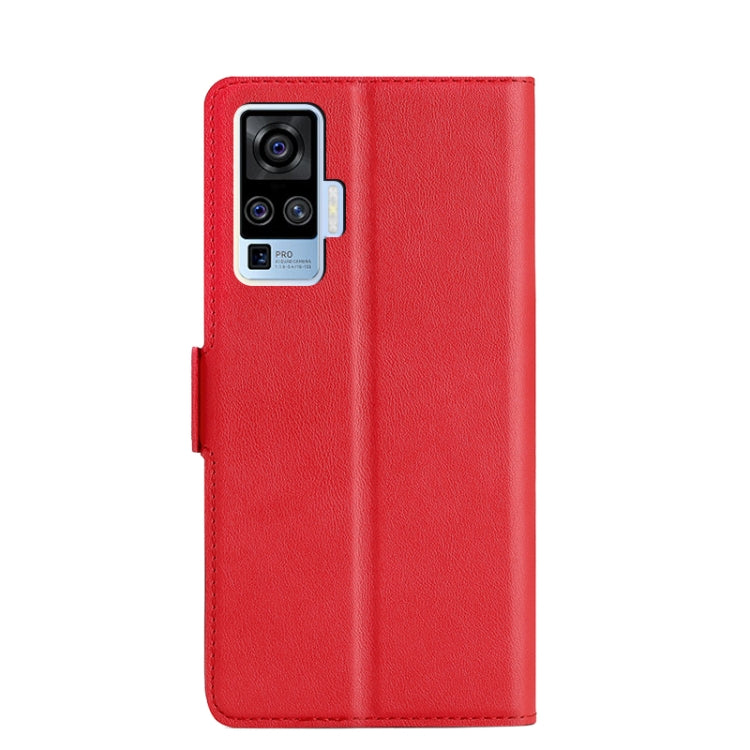 For vivo X50 Pro / X51 5G Ultra-thin Voltage Side Buckle PU + TPU Leather Phone Case