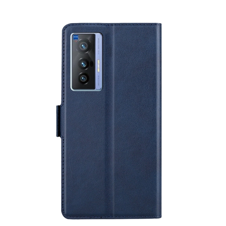 For vivo X70 Ultra-thin Voltage Side Buckle PU + TPU Leather Phone Case