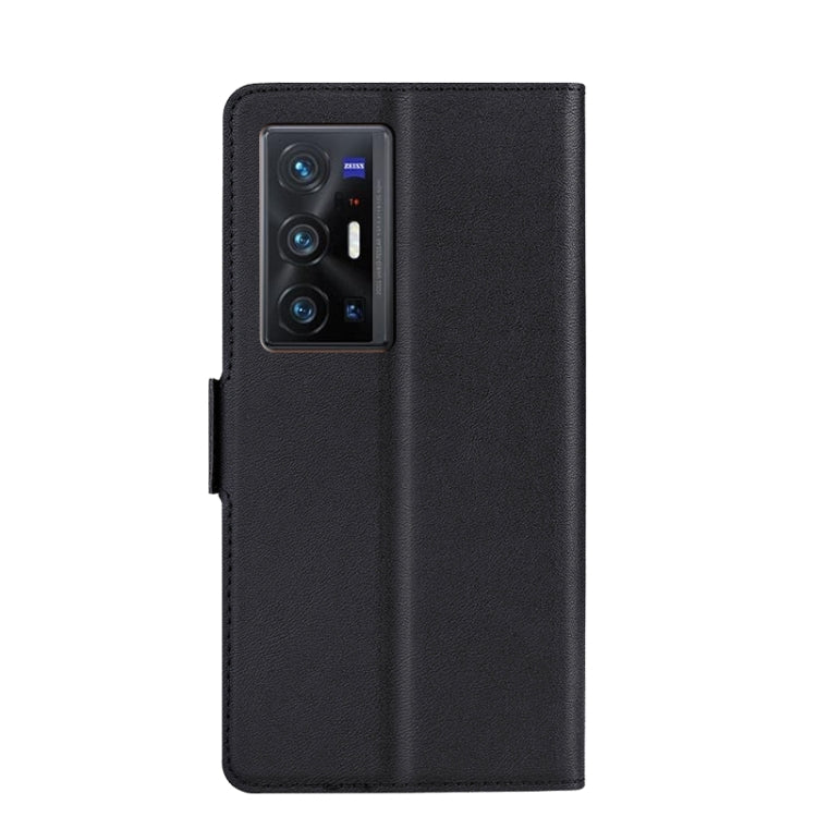 For vivo X70 Pro+ Ultra-thin Voltage Side Buckle PU + TPU Leather Phone Case